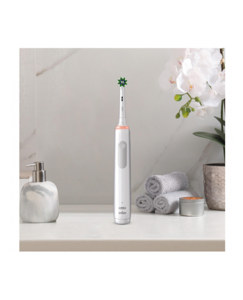 Braun Oral-B Pro 3 3000 CrossAction, electric toothbrush (Kolor: BIAŁY)