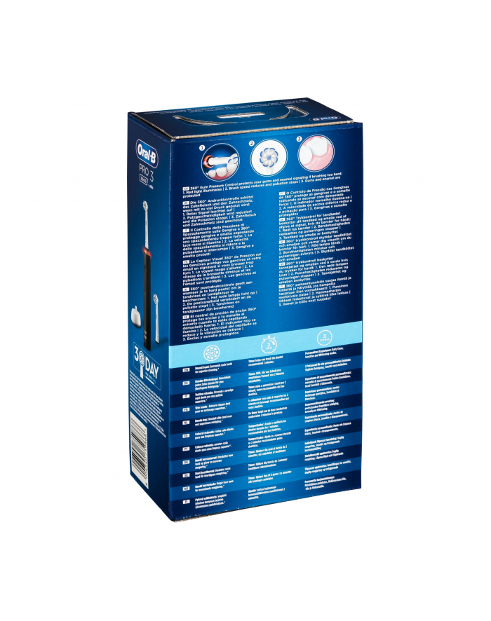 Braun Oral-B Pro 3 3000 Sensitive Clean, electric toothbrush (Kolor: CZARNY/Kolor: BIAŁY) główny