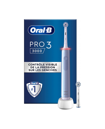 Braun Oral-B Pro 3 3000 Sensitive Clean, electric toothbrush (light blue/Kolor: BIAŁY)