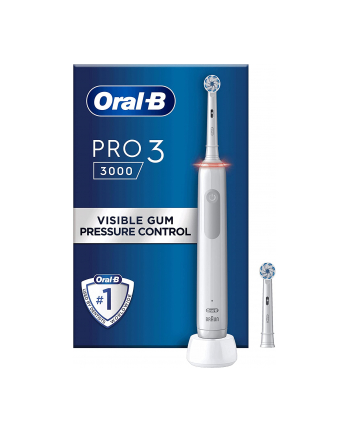 Braun Oral-B Pro 3 3000 Sensitive Clean, electric toothbrush (Kolor: BIAŁY)