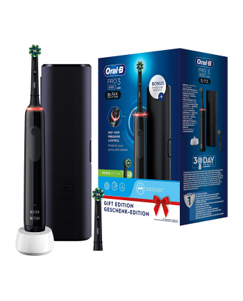 Braun Oral-B Pro 3 3500 Kolor: CZARNY Edition, electric toothbrush (Kolor: CZARNY)