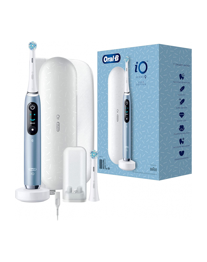 Braun Oral-B iO Series 9 Luxe Edition, electric toothbrush (blue/Kolor: BIAŁY, aqua marine) główny