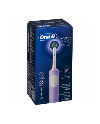Braun Oral-B Vitality Pro D103, Electric Toothbrush (violet/Kolor: BIAŁY, lilac violet)