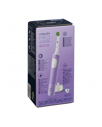 Braun Oral-B Vitality Pro D103, Electric Toothbrush (violet/Kolor: BIAŁY, lilac violet)