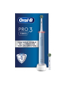 Braun Oral-B Pro 3 3000 CrossAction, electric toothbrush (light blue/Kolor: BIAŁY) - nr 1