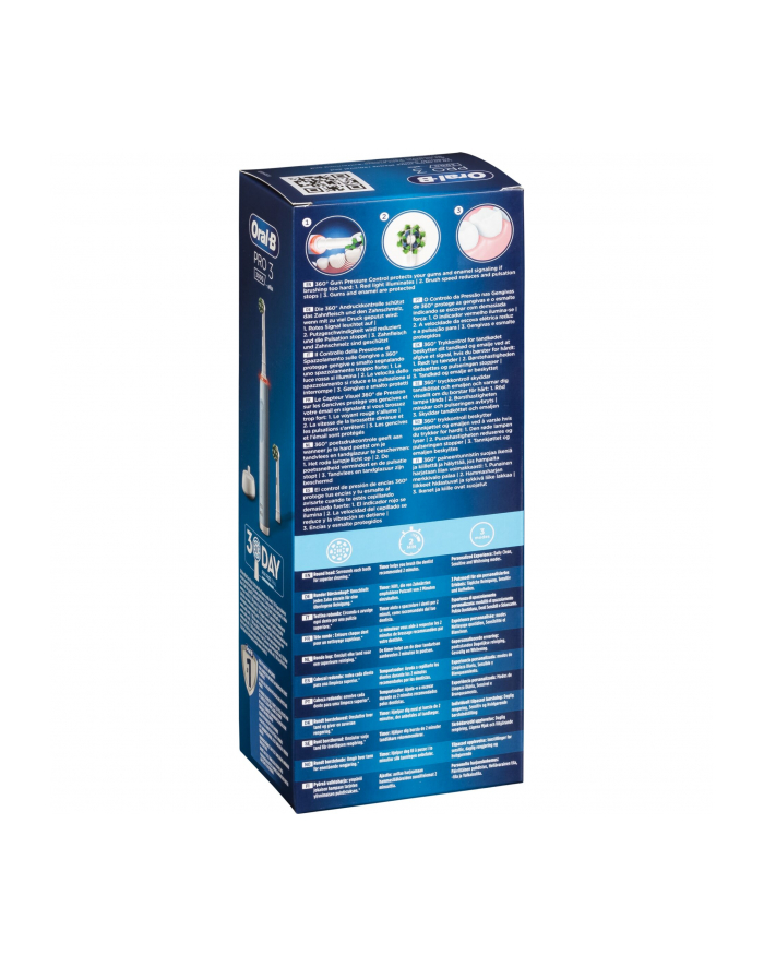 Braun Oral-B Pro 3 3000 CrossAction, electric toothbrush (light blue/Kolor: BIAŁY) główny
