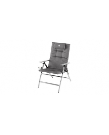 Coleman 5 Position Padded Recliner Chair 2000038333, camping deck chair (grey/silver)
