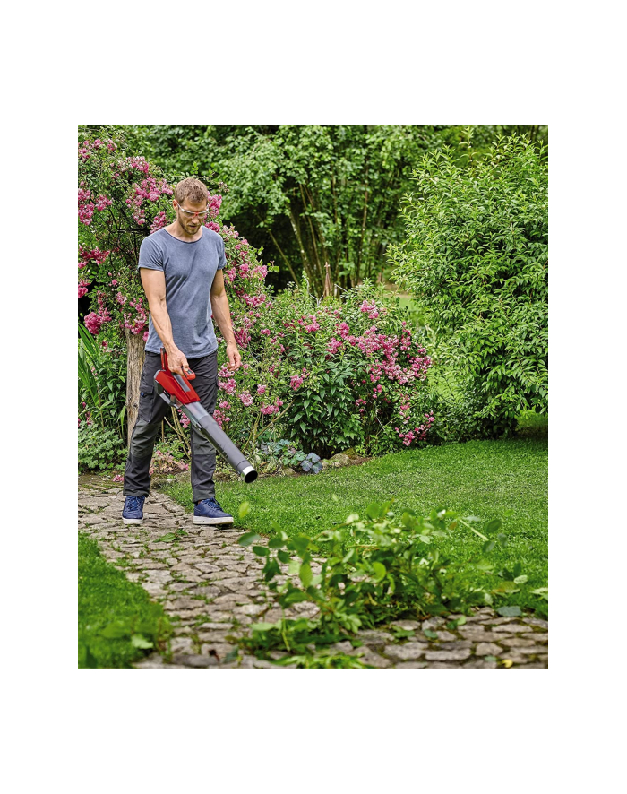 Einhell cordless leaf blower GP-LB 18/200 Li GK - solo, 18 volt, leaf blower (red/Kolor: CZARNY, without battery and charger, with gutter cleaning set) główny