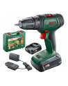 bosch powertools Bosch Cordless drill UniversalDrill 18V (green/Kolor: CZARNY, 2x Li-ion battery 1.5Ah, case) - nr 1