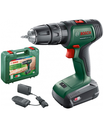 bosch powertools Bosch Cordless impact drill UniversalImpact 18V (green/Kolor: CZARNY, Li-ion battery 1.5Ah, case)