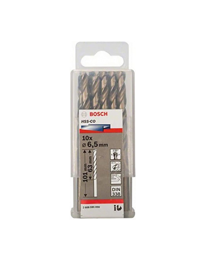 bosch powertools Bosch Metal twist drill HSS-Co, DIN 338,  6.5mm (10 pieces, working length 63mm) główny