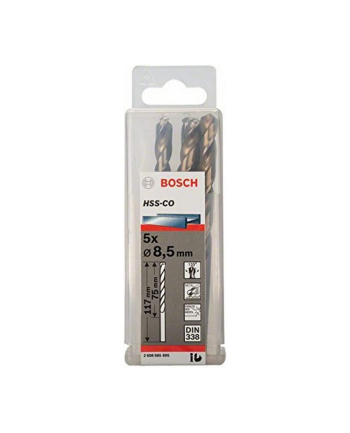 bosch powertools Bosch metal twist drill HSS-Co, DIN 338, 8.5mm (5 pieces, working length 75mm)