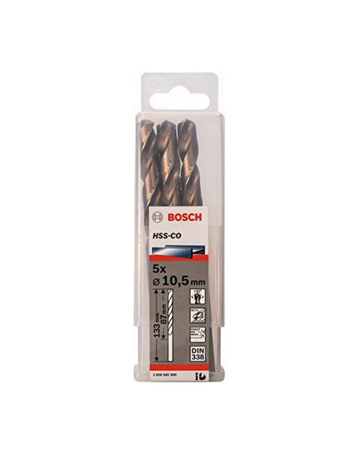 bosch powertools Bosch Metal twist drill HSS-Co, DIN 338,  10.5mm (5 pieces, working length 87mm) główny
