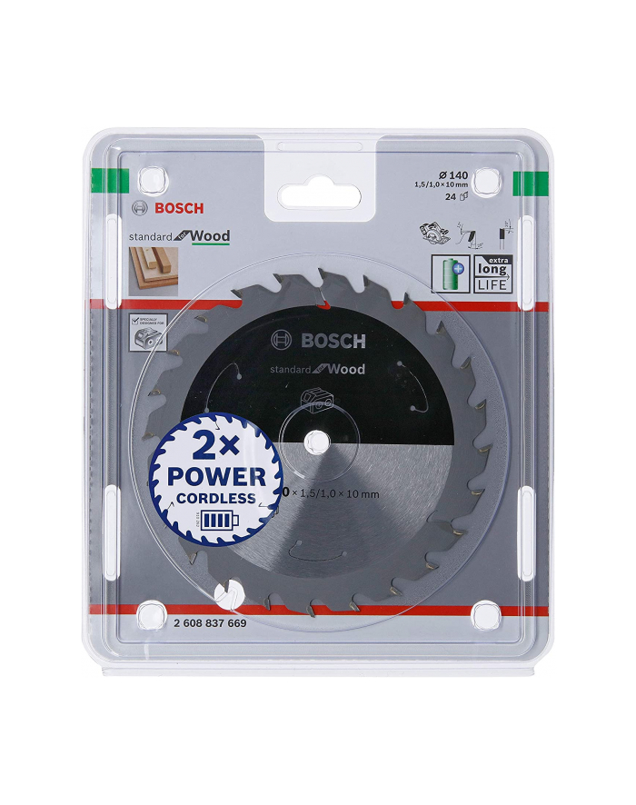 bosch powertools Bosch Circular saw blade Standard for Wood, 140mm główny