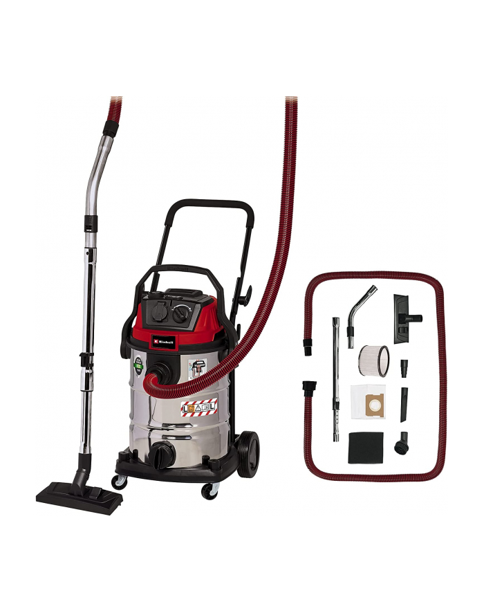 Einhell TE-VC 2230 SACL, wet/dry vacuum cleaner (red/stainless steel) główny