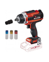 Einhell cordless impact wrench IMPAXXO 18/400, 1/2 (red/Kolor: CZARNY, without battery and charger) - nr 1