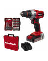 Einhell Cordless drill TE-CD 18/2 Li +39 (red/Kolor: CZARNY, Li-ion battery 2.5Ah, case, 39-piece bit and drill set) - nr 2