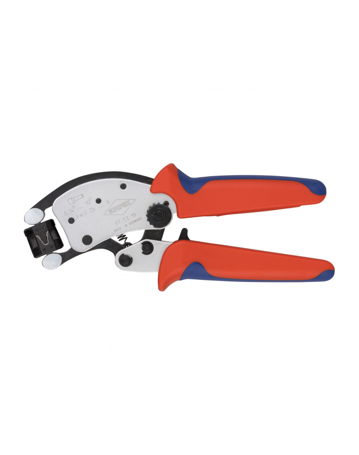 Knipex Self-adjusting crimping pliers Twistor T (red/blue, for ferrules) główny