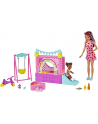 Mattel Barbie Skipper Babysitters Inc. Bouncy Castle with Skipper Toddler and Accessories Backdrop (Doll House, Barbie Dream House with Accessories) - nr 1