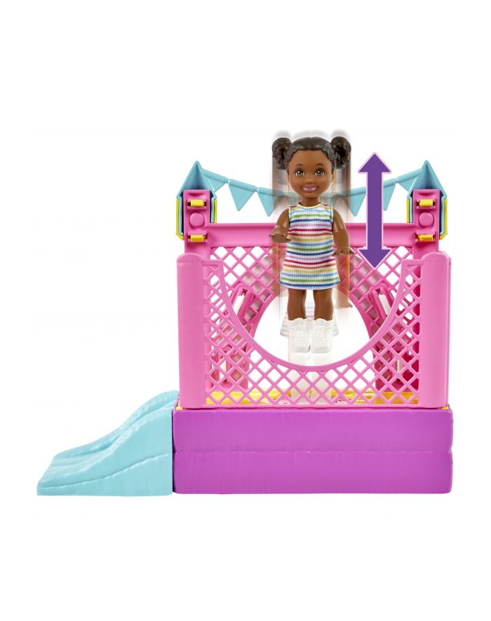 Mattel Barbie Skipper Babysitters Inc. Bouncy Castle with Skipper Toddler and Accessories Backdrop (Doll House, Barbie Dream House with Accessories) główny