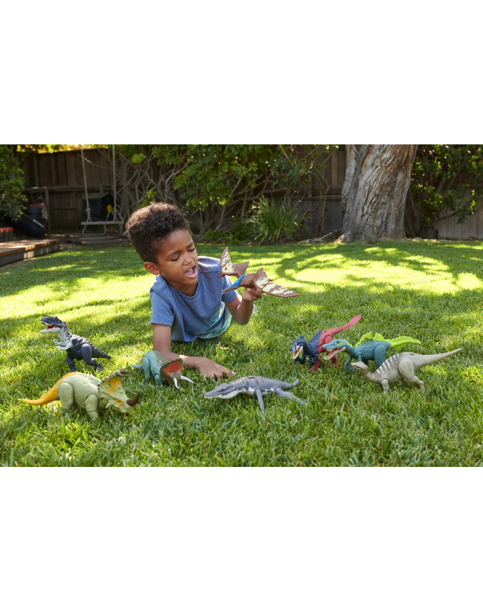 Mattel Jurassic World Roar Strikers Sinoceratops Toy Figure główny