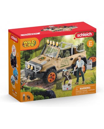 Schleich Wild Life off-road vehicle with winch, play figure
