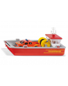 SIKU SUPER fire brigade work boat, toy vehicle (red/grey) - nr 14