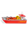 SIKU SUPER fire brigade work boat, toy vehicle (red/grey) - nr 8