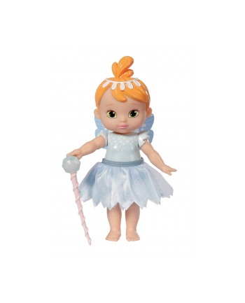 ZAPF Creation BABY born Storybook Fairy Ice 18cm, doll (with magic wand, stage, backdrop and little picture book)