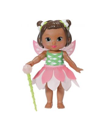 ZAPF Creation BABY born Storybook Fairy Peach 18cm, doll (with magic wand, stage, backdrop and little picture book)