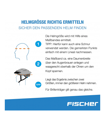 fischer die fahrradmarke FISCHER bicycle children owl, helmet (Kolor: BIAŁY, size S/M, 52 - 55 cm)