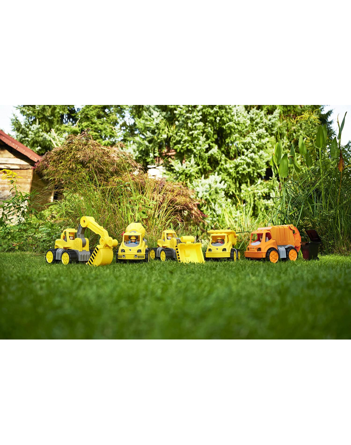 BIG Power-Worker tipper + figure, toy vehicle (yellow/grey) główny