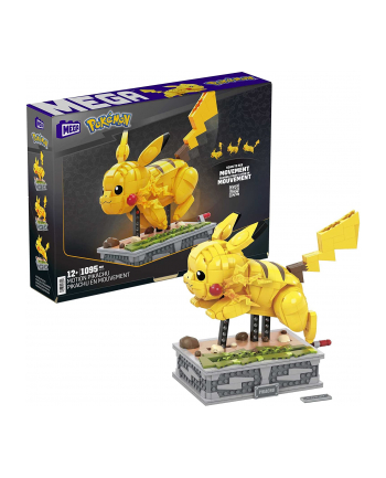 megabloks Mega Construx Pokémon Motion Pikachu, Construction Toy (Collector Figure, Movable Building Set)