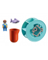 Playmobil Water whirl wheel with baby shark, Figure Toy 70636 - nr 4