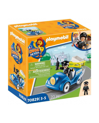 PLAYMOBIL 70829 DUCK ON CALL - Mini car police, construction toy