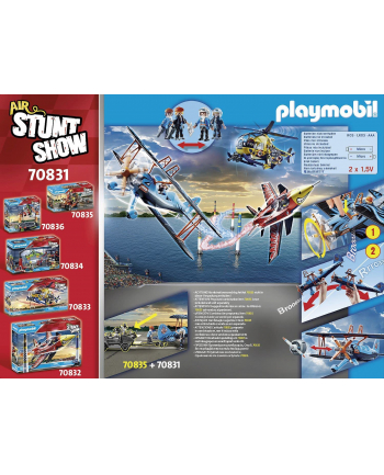 Playmobil City Action Police Helicopter Pursuit with Runaway Van