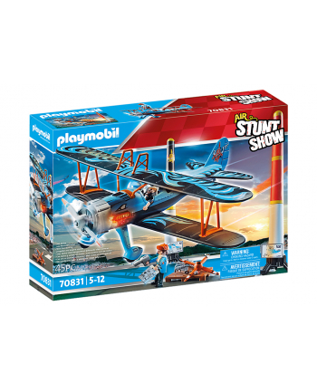 Playmobil Biplane Phoenix aerobatics show 70831