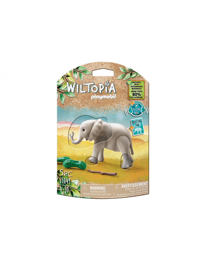 PLAYMOBIL 71049 Wiltopia Young Elephant Construction Toy główny