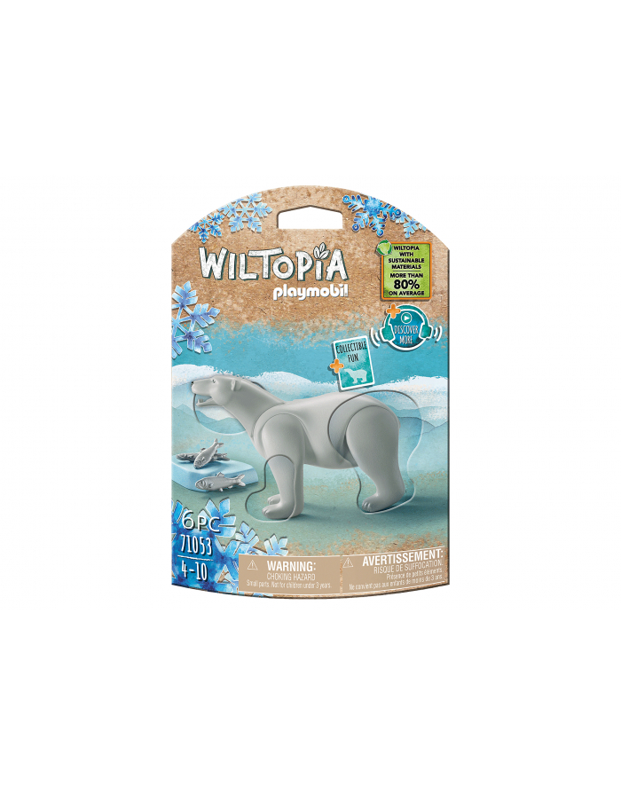 PLAYMOBIL 71053 Wiltopia polar bear, construction toy główny