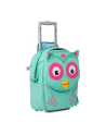 Affenzahn childrens suitcase Eluise Owl, trolley (turquoise/pink) - nr 1