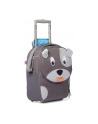 Affenzahn childrens suitcase Hugo dog, trolley (grey) - nr 1