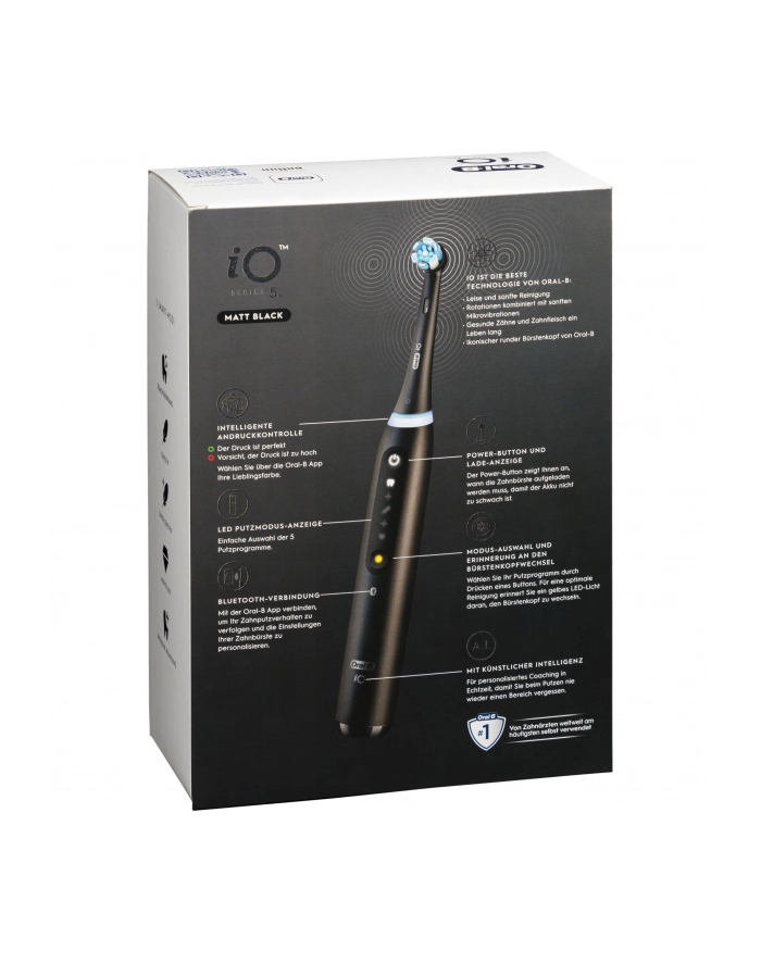 Braun Oral-B iO Series 5, Electric Toothbrush (matt Kolor: CZARNY) główny