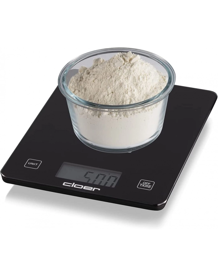 Cloer 6870, kitchen scales (Kolor: CZARNY) główny
