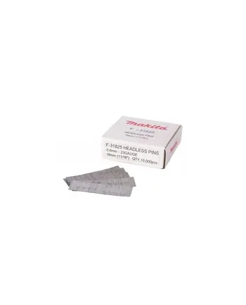 Makita pins F-31825, for pintacker, 0.6 x 18mm, nail (10,000 pieces)