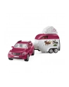 Schleich Horse Club adventures with car and horse trailer, toy figure - nr 41