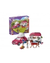 Schleich Horse Club adventures with car and horse trailer, toy figure - nr 45
