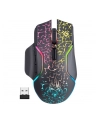 Mysz bezprzewodowa Defender ONESHOT GM-067 optyczna 3200dpi czarna RGB AKUMULATOR 7 przycisków Gaming - nr 4