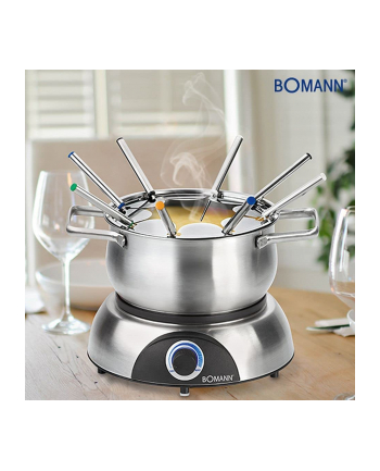Bomann FD 2248 CB, fondue (stainless steel/Kolor: CZARNY)