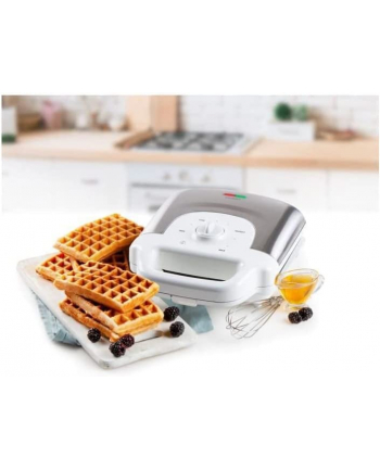 domo elektro Domo Tasty Waffle XL, waffle maker (Kolor: BIAŁY/stainless steel)