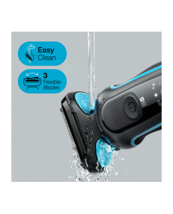 Braun Series 5 51-M1000s, razor (Kolor: CZARNY/turquoise)